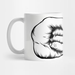 the finger pointing Mug